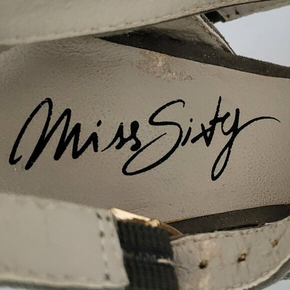 Vintage Miss Sixty Suede and Sequin Y2K Heels Size EU 38 - Picture 6 of 10